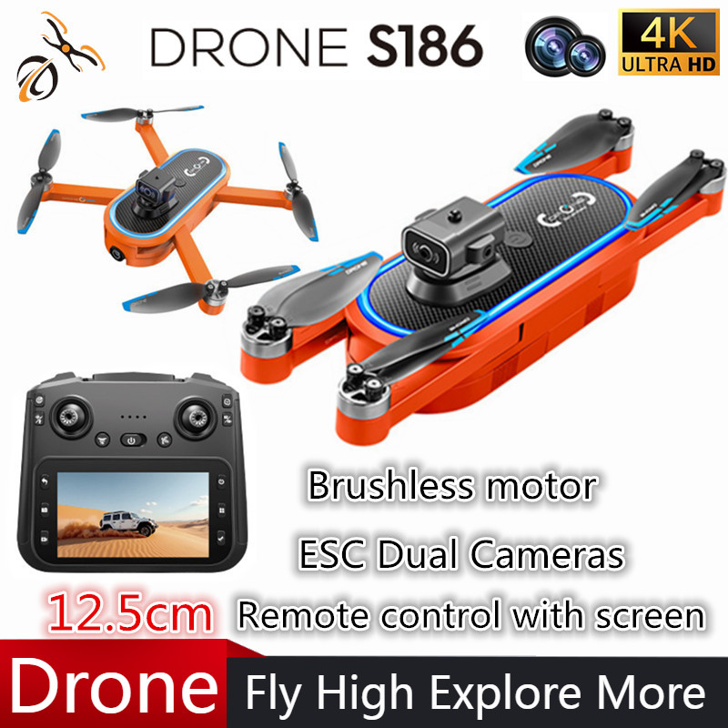 Drone Rc Gps - Дрон S186 2025 года, профессиональный 4K