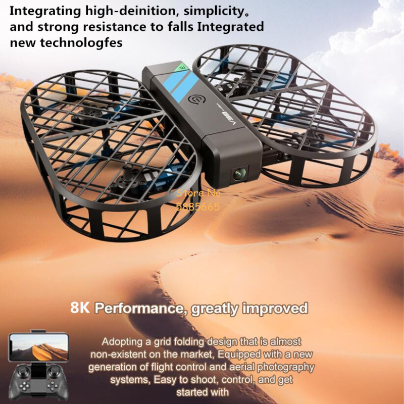 Drone App Rc Fpv - Камера 8K HD 360° ° Защита