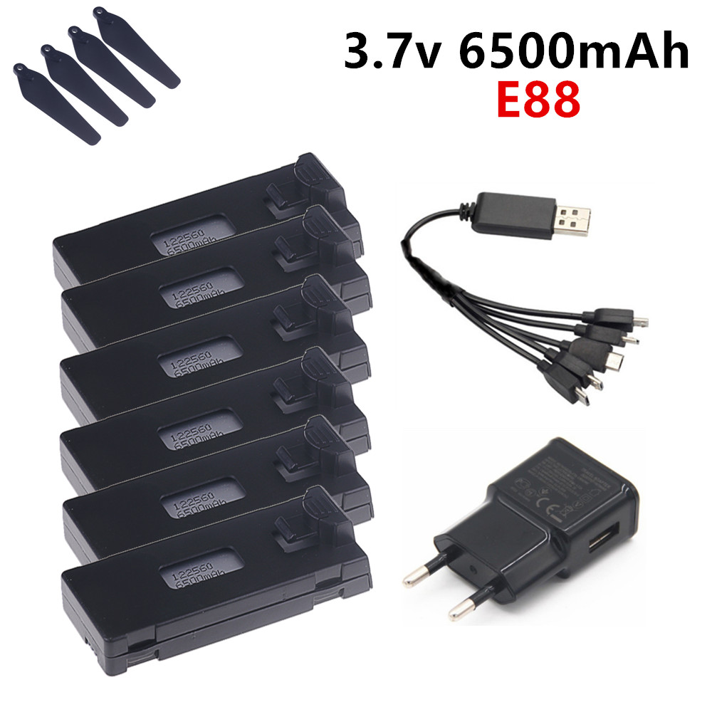 Drone Rc E99 Pro - 3,7 В 6500 мАч Lipo аккумулятор