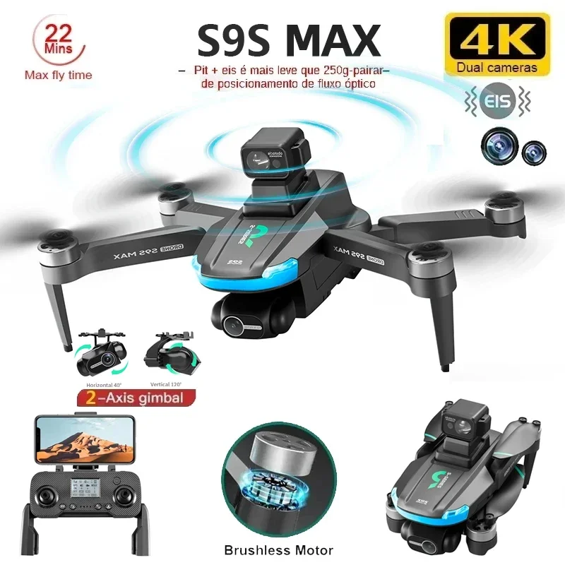 Drone Rc Gps - НОВЫЙ S9S MAX MINI Drone 4K