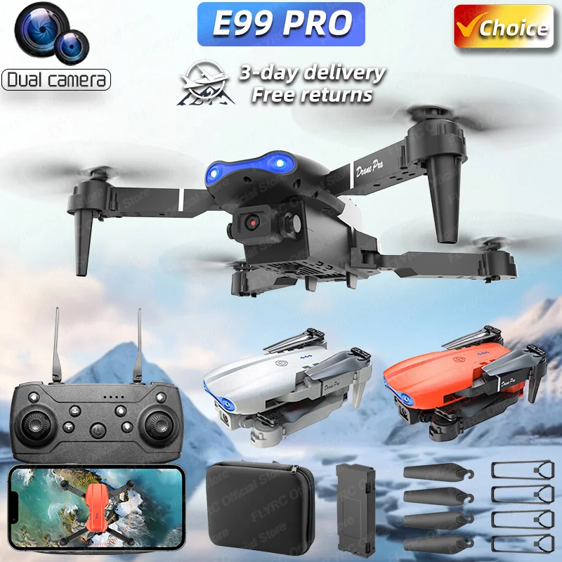 Drone Rc E99 Pro - Мини E99Pro Складной радиоуправляемый вертолет 5G