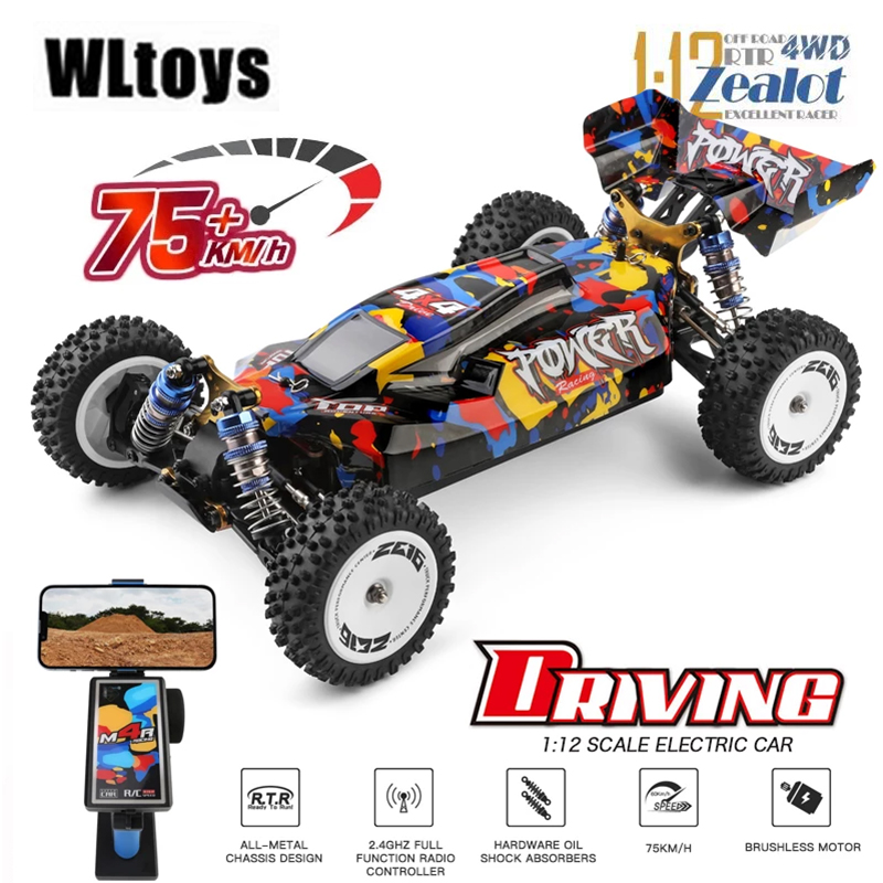 Drone Or Rc Car - WLtoys 124017 124007 75 км/ч RTR