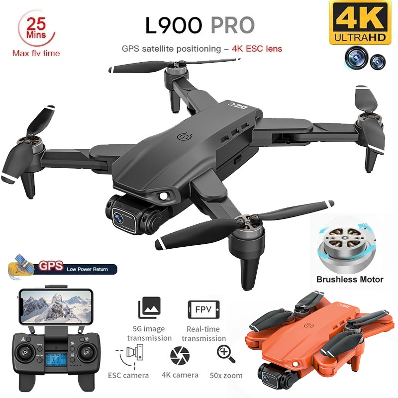Квадрокоптер L900 Pro складной – обзор и цена Drone Rc Gps