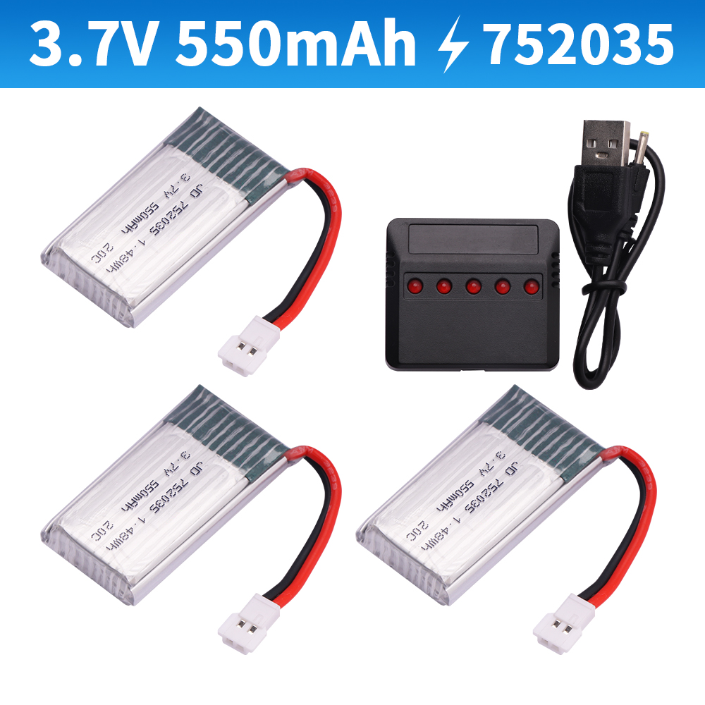 752035 550 мАч 3,7 В Lipo акку – обзор и цена Drone Xh2 Rc