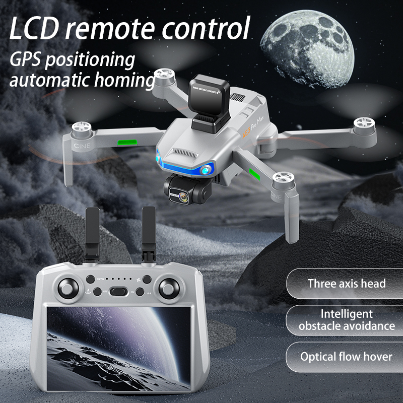 AE3 PRO Max NEW LCD SC GPS Дро – обзор и цена Drone App Rc Fpv