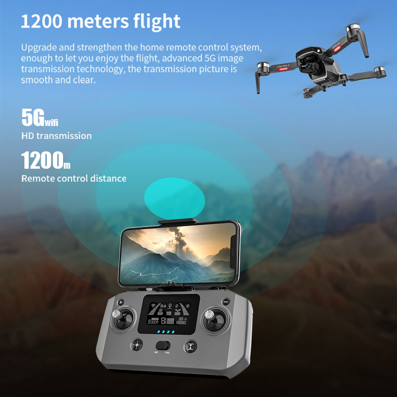 L106 Pro 3 Дрон 5G WIFI FPV Ск – обзор и цена Drone App Rc Fpv